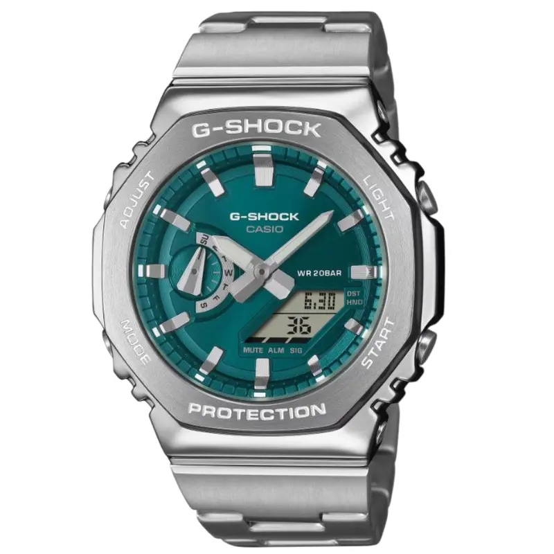 Casio G-Shock Stainless Steel Strap Men Watch Gm-2110D-3A1dr 1