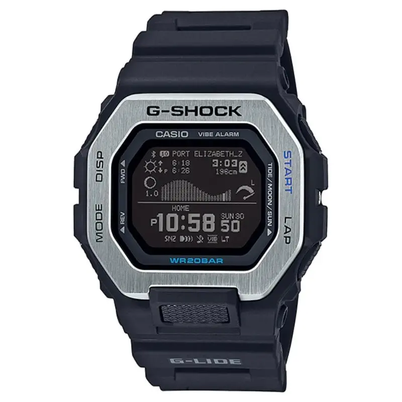 Casio G-Shock Standard Digital Black Resin Strap Watch For Men Gbx-100-1Dr 1