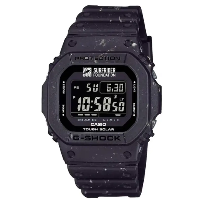 Casio G-Shock Surfrider Foundation Collaboration Model Black Resin Strap Men's Watch G-5600Srf-1Dr-P 1