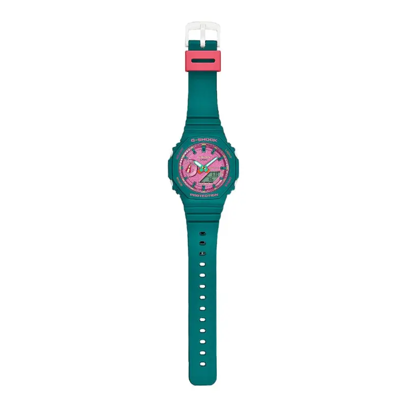 Casio G-Shock Turquoise Green Resin Strap Women Watch Gma-S2100bs-3Adr-P 2