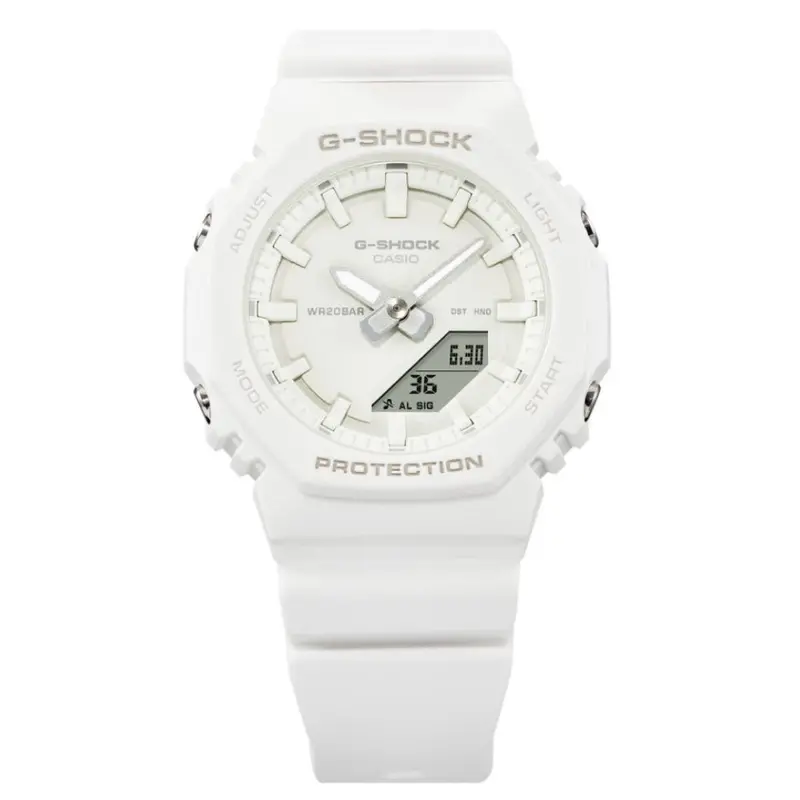 Casio G-Shock White Resin Strap Women Watch Gma-P2100-7Adr-P 2