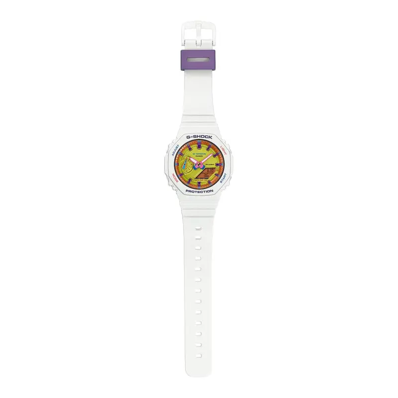 Casio G-Shock White Resin Strap Women Watch Gma-S2100bs-7Adr-P 2