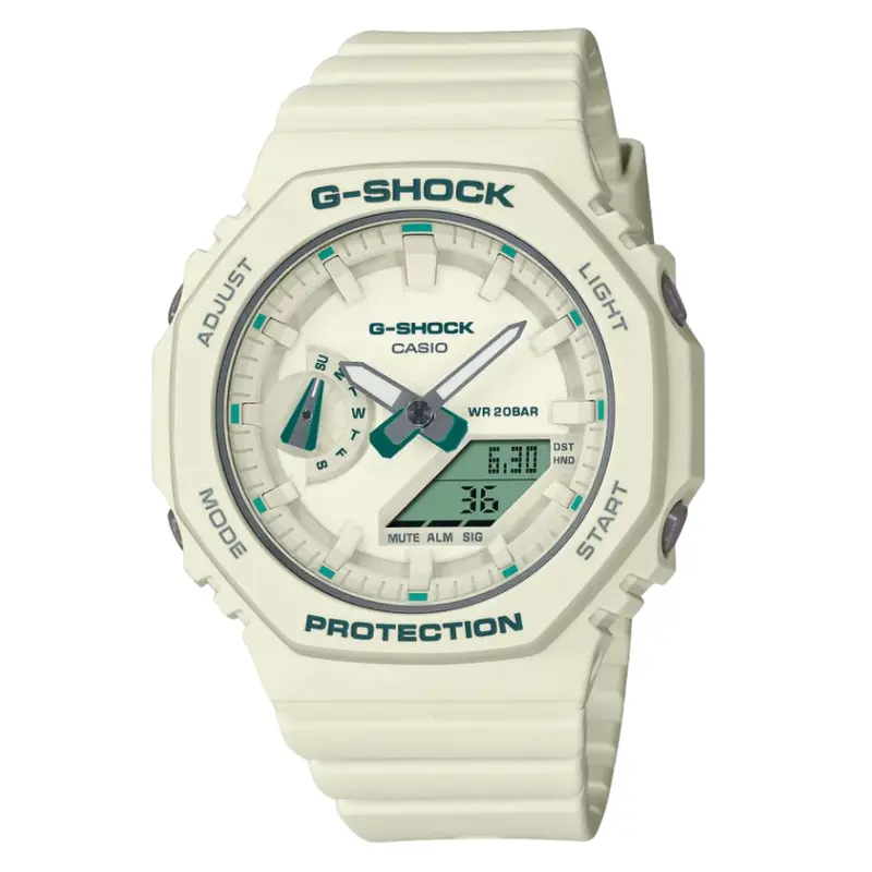 Casio G-Shock White Resin Strap Women Watch Gma-S2100ga-7Adr-P 1
