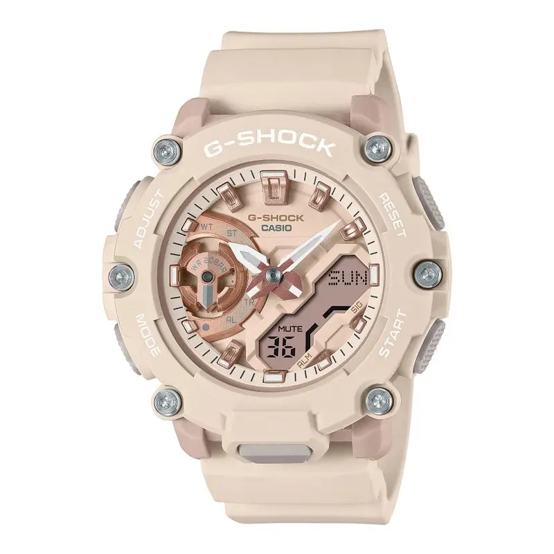 Casio G-Shock White Resin Strap Women Watch Gma-S2200m-4Adr-P 1