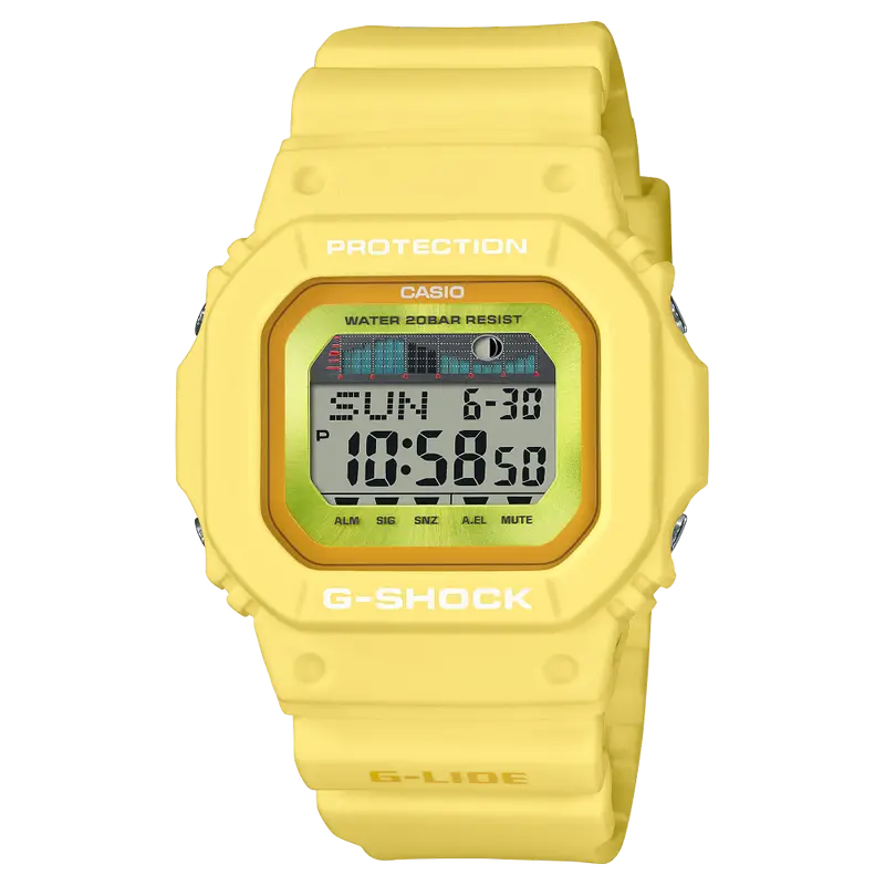 Casio G-Shock Yellow Resin Unisex Watch Glx-5600Rt-9Dr 1