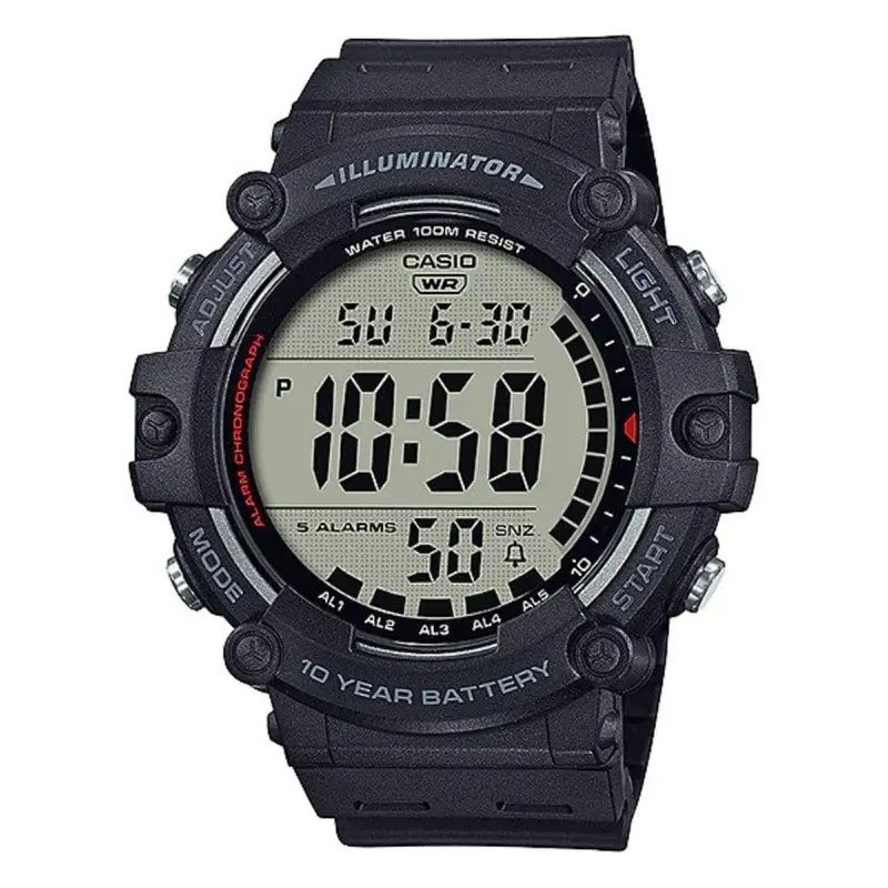 Casio General Ae-1500Wh-1Avdf Black Resin Strap Men's Watch 2
