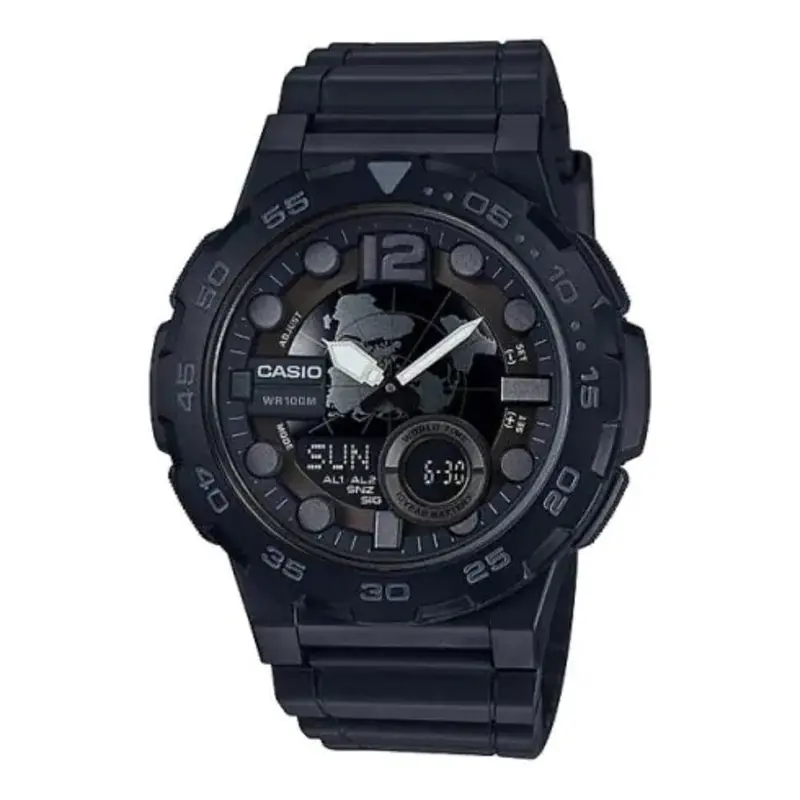 Casio General Aeq-100W-1Bvdf-P Black Men Watch 1