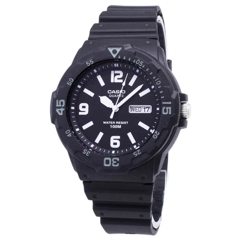 Casio General Analog Black Dial And Resin Strap Men Watch Mrw-200H-1B2vdf-P 1