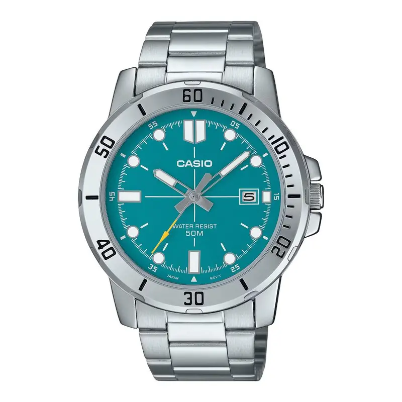 Casio General Analog Blue Dial Stainless Steel Men's Watch Mtp-Vd01d-3E2df-P 1