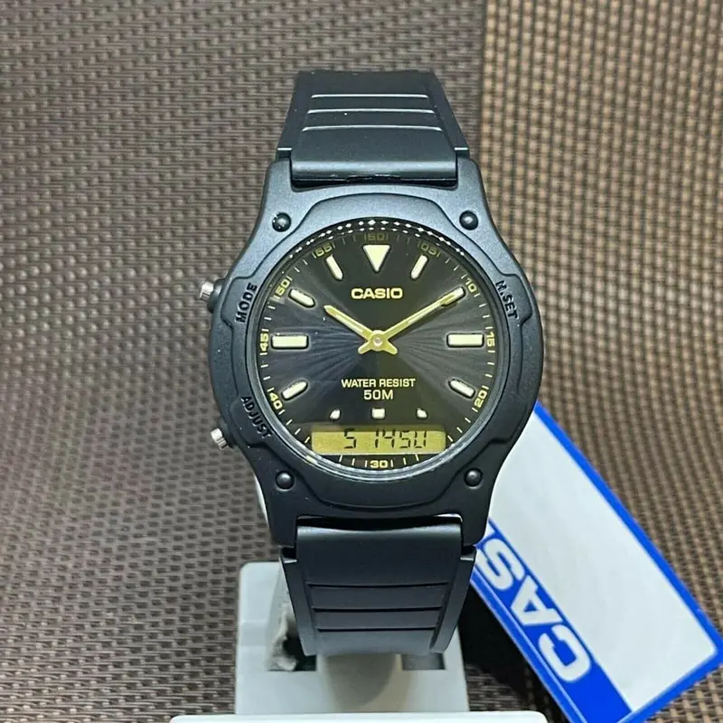Casio General Analog-Digital Black Dial Resin Strap Men Watch Aw-49He-1Adr-P 2