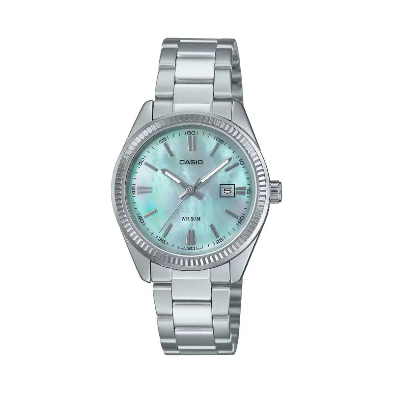 Casio General Analog Mother Of Pearl Dial Women's Watch Ltp-1302Ds-2Avdf 1