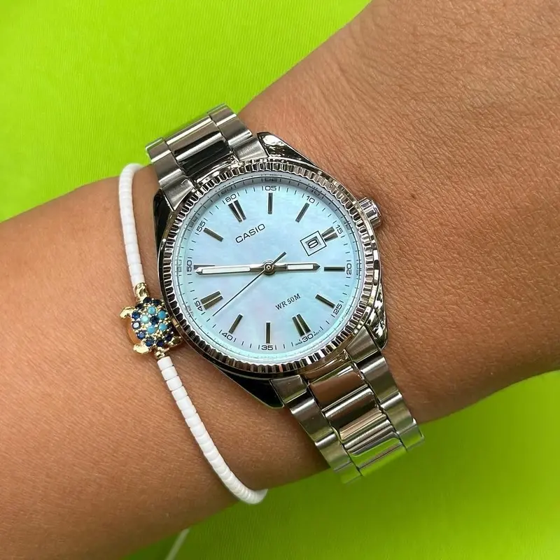 Casio General Analog Mother Of Pearl Dial Women's Watch Ltp-1302Ds-2Avdf 2