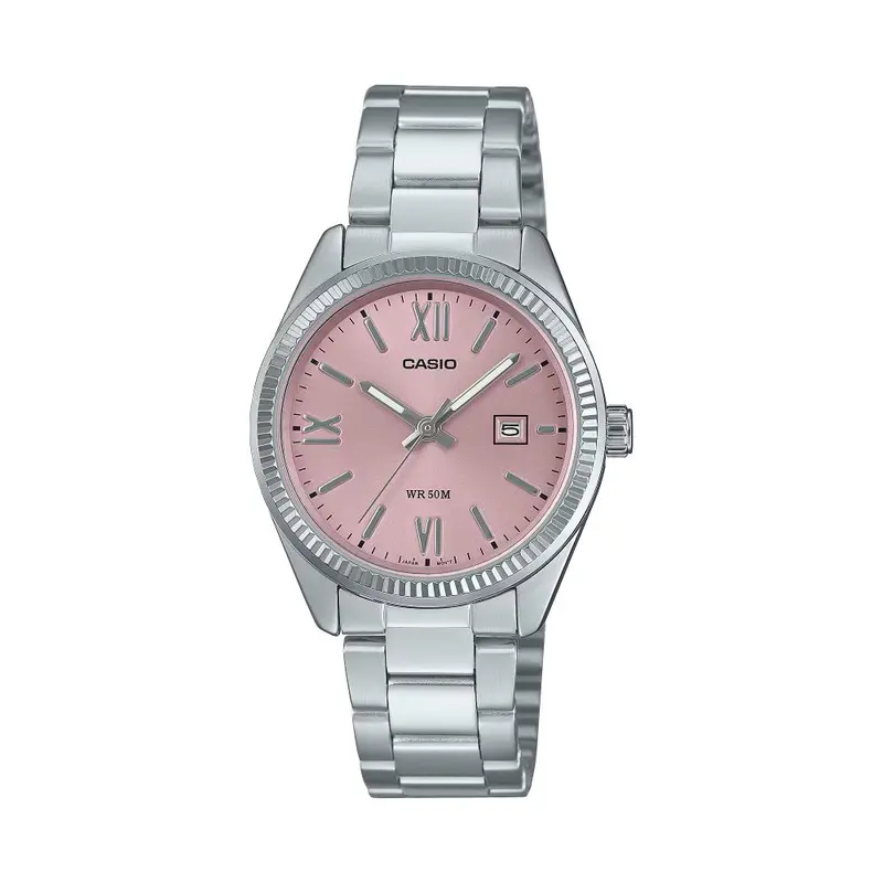 Casio General Analog Pink Dial Stainless Steel Women's Watch Ltp-1302Dd-4A1vdf-P 1