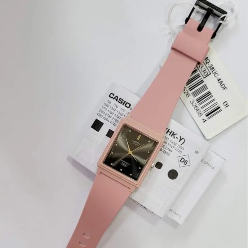 Casio General Analog Pink Resin Strap Women Watch Mq-38Uc-4Adf-P 2