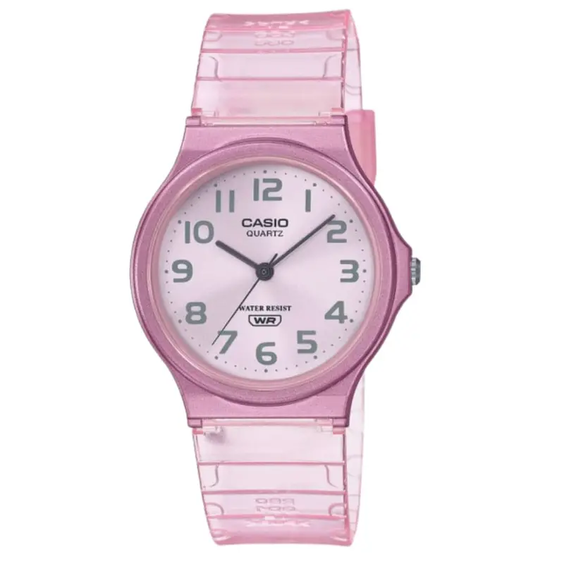 Casio General Analog Quartz Pink Resin Strap Women Watch Mq-24S-4Bdf 1