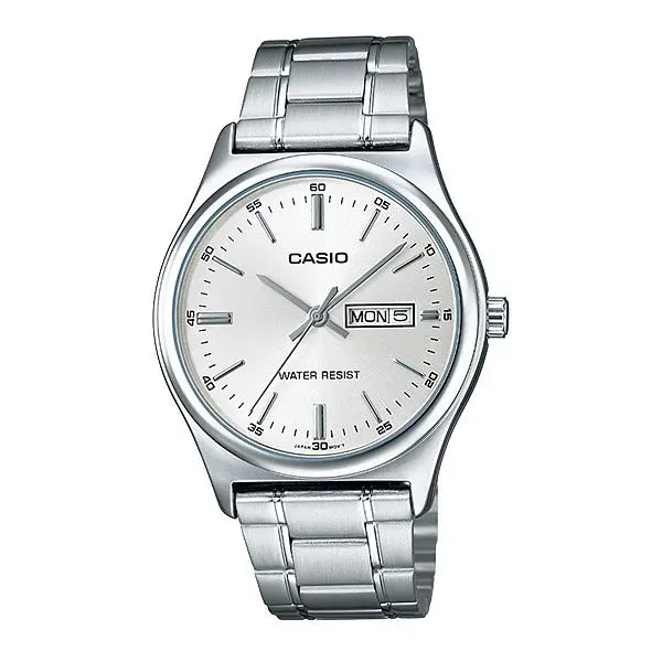 Casio General Analog Silver Stainless Steel Strap Men Watch Ltp-V003d-7Audf 1