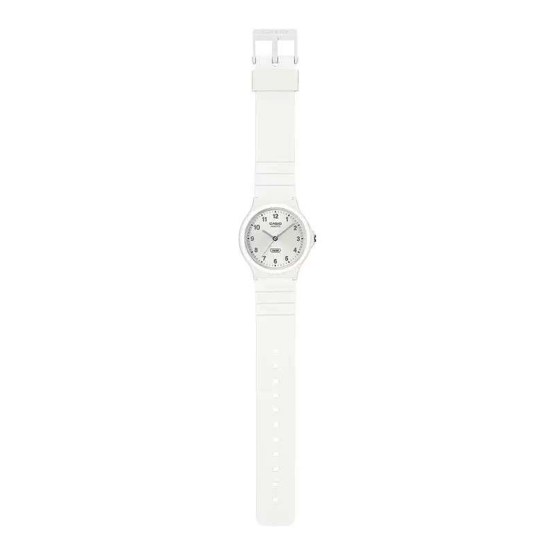 Casio General Analog White Resin Strap Women's Watch Mq-24B-7Bdf-P 2