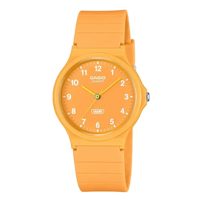 Casio General Analog Yellow Resin Strap Women's Watch Mq-24B-9Bdf-P 1