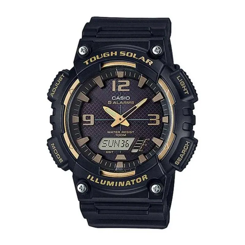 Casio General Aq-S810w-1A3vdf Solar Digital Black Resin Unisex's Watch 1