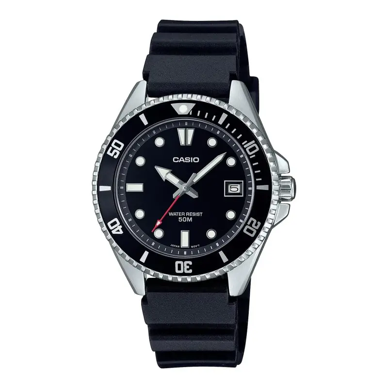 Casio General Black Dial Bio-Based Resin Band Men Watch Mdv-10-1A1vdf-P 1