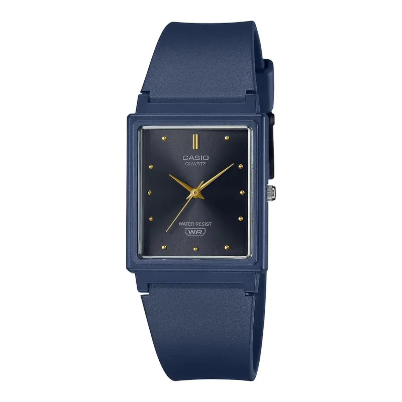 Casio General Black Dial Blue Resin Strap Unisex Watch Mq-38Uc-2A1df-P 1