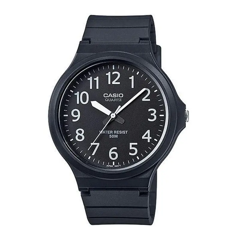 Casio General Black Dial Resin Strap Men Watch Mw-240-1Bvdf-P 1