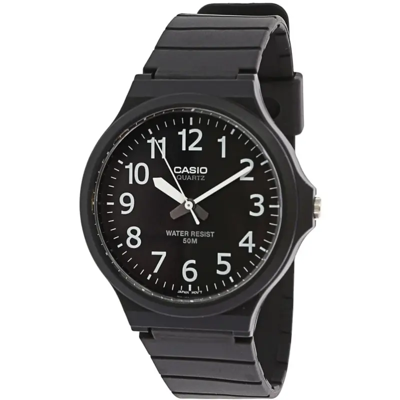 Casio General Black Dial Resin Strap Men Watch Mw-240-1Bvdf-P 2