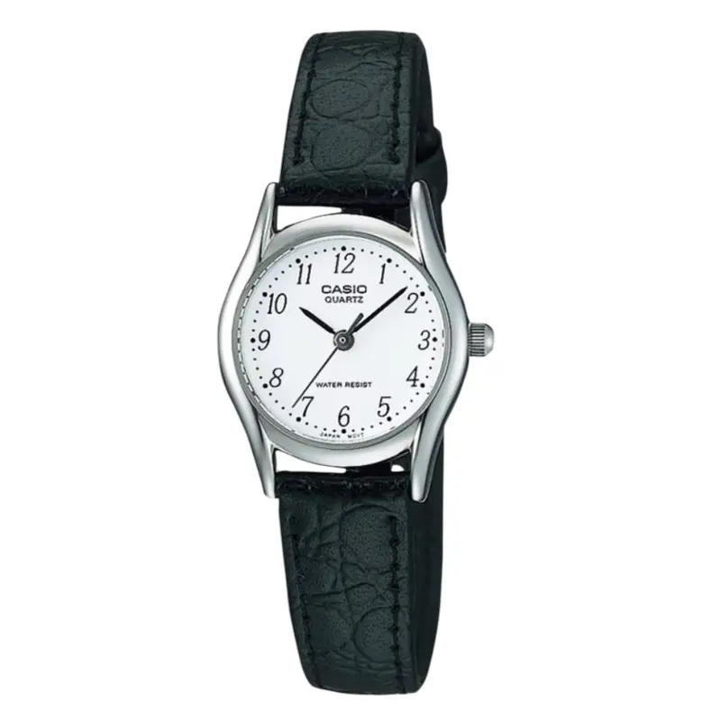 Casio General Black Leather Strap Men's Watch - Mineral Glass | Ltp-1094E-7Brdf-P 1