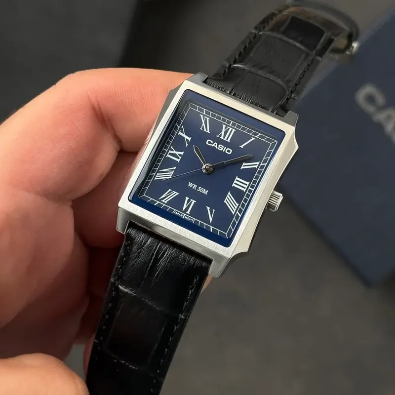 Casio General Black Leather Strap Unisex Watch Mtp-B190l-2Bvdf 2