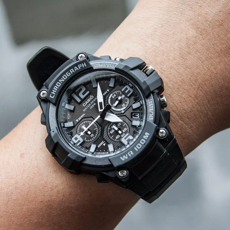 Casio General Black Resin Strap Men Watch Mcw-100H-1A3vdf-P 2