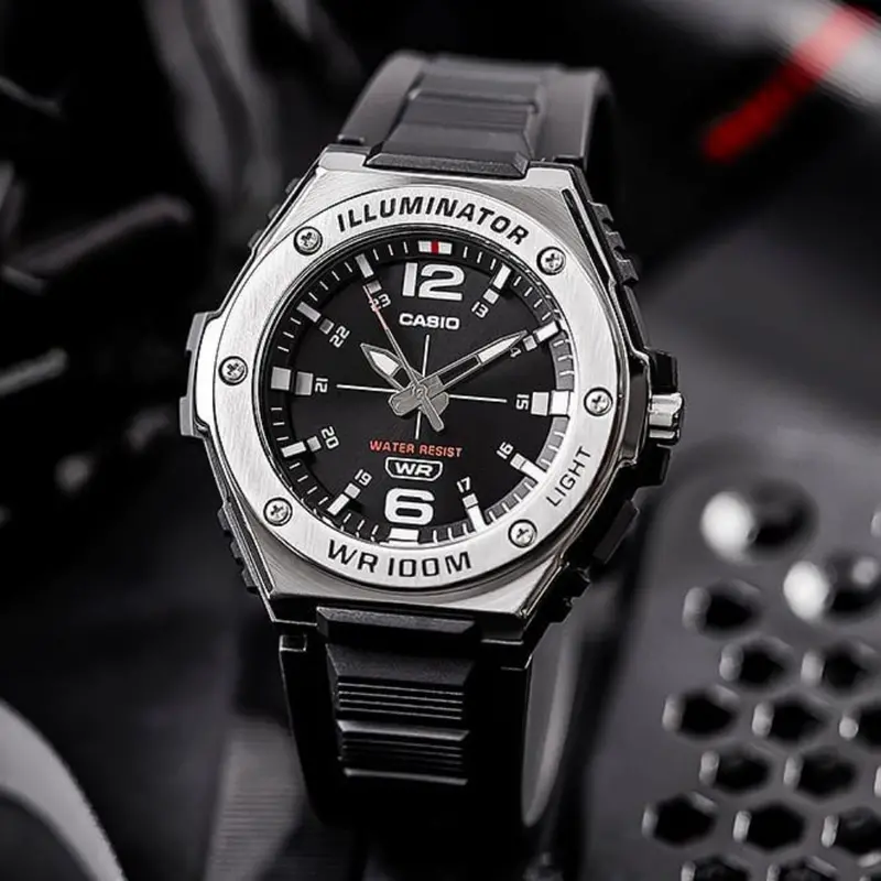 Casio General Black Resin Strap Men Watch Mwa-100H-1Avdf-P 1