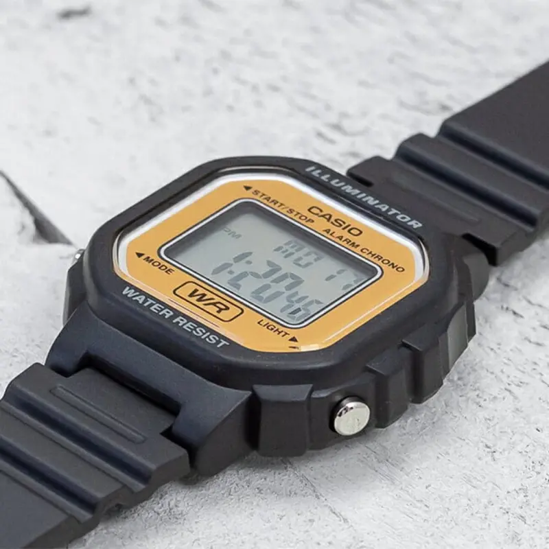 Casio General Black Resin Strap Unisex Watch La-20Wh-9Adf-P 2
