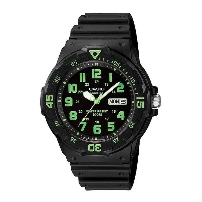Casio General Black Resin Strap Unisex Watch Mrw-200H-3Bvdf-P 1