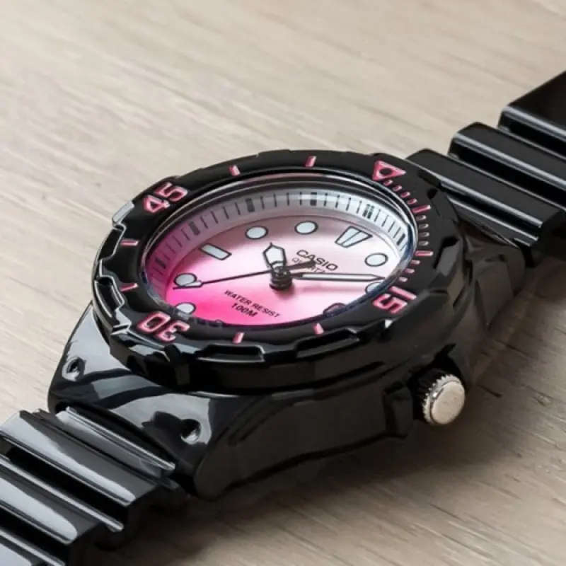 Casio General Black Resin Strap Women Watch Lrw-200H-4Evdf-P 2