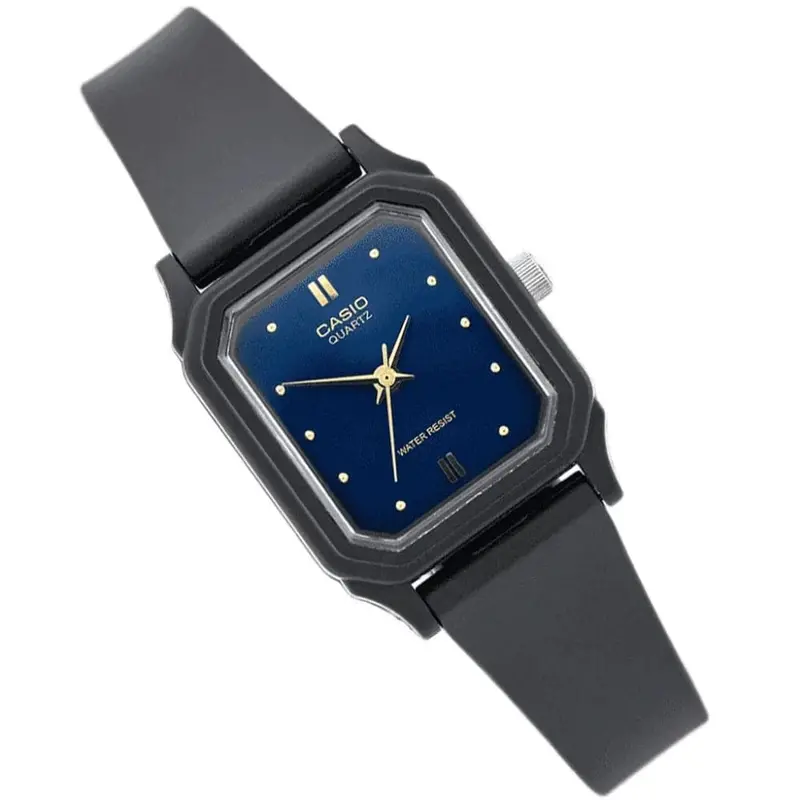 Casio General Blue Dial Black Resin Strap Unisex Watch Lq-142E-2Adf-P 2