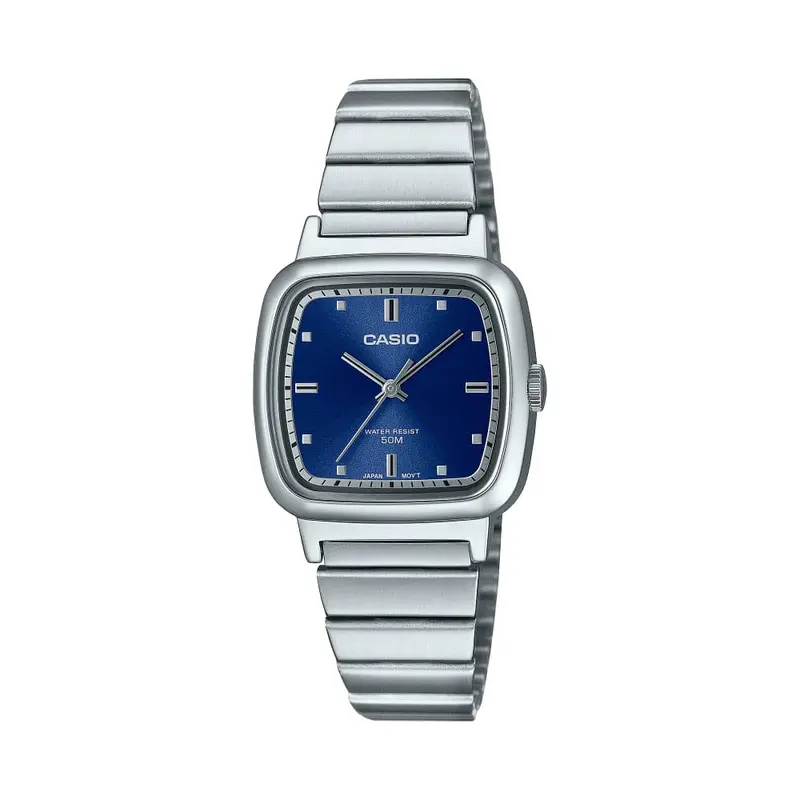 Casio General Blue Dial Silver Stainless Steel Strap Unisex Watch Ltp-B140d-2Avdf 1