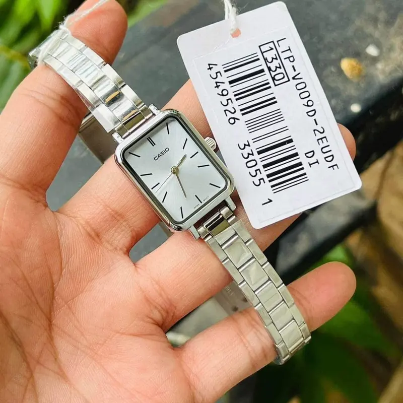 Casio General Blue Dial Silver Stainless Steel Strap Women Watch Ltp-V009d-2Eudf-P 2