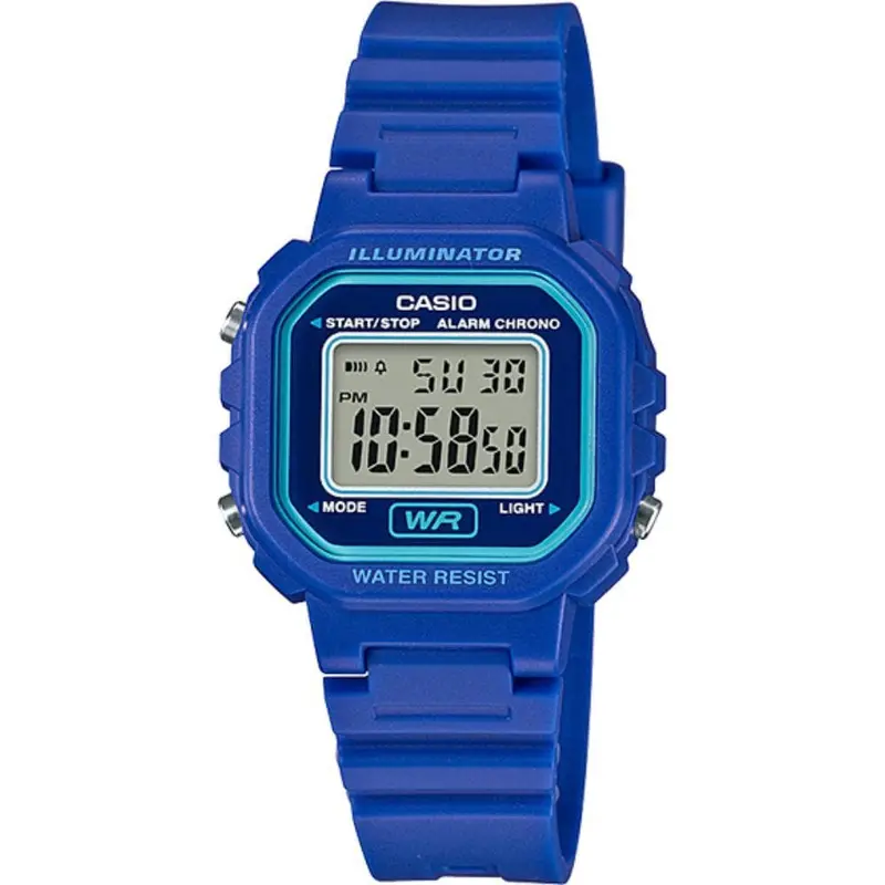 Casio General Blue Resin Strap Unisex Watch La-20Wh-2Adf-P 1