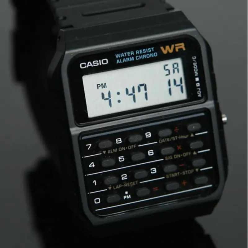 Casio General Ca-53W-1Z Black Calculator Unisex's Watch 2