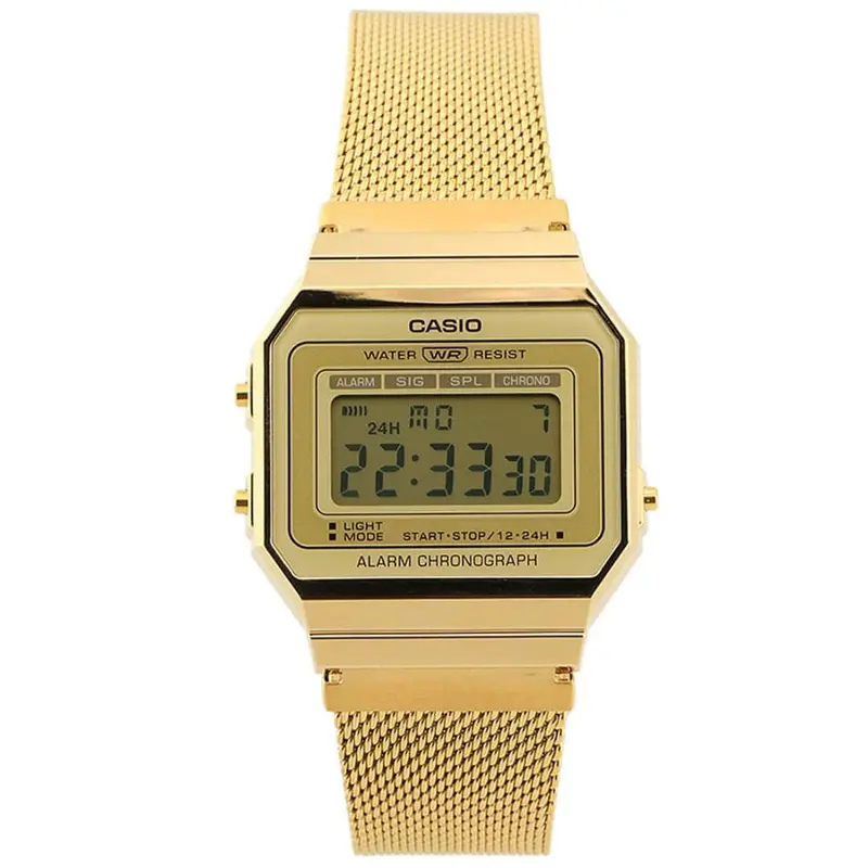 Casio General Digital A700wmg-9Adf-P Gold Stainless Steel Unisex Watch 1