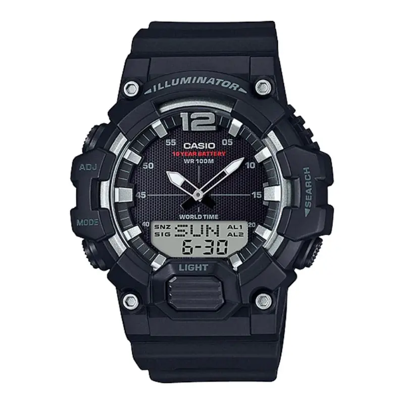 Casio General Digital Black Dial Resin Strap Men Watch Hdc-700-1Avdf-P 1