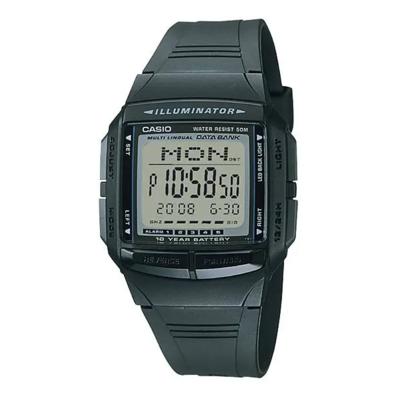 Casio General Digital Black Resin Strap Men Watch Db-36-1Avdf-P 1
