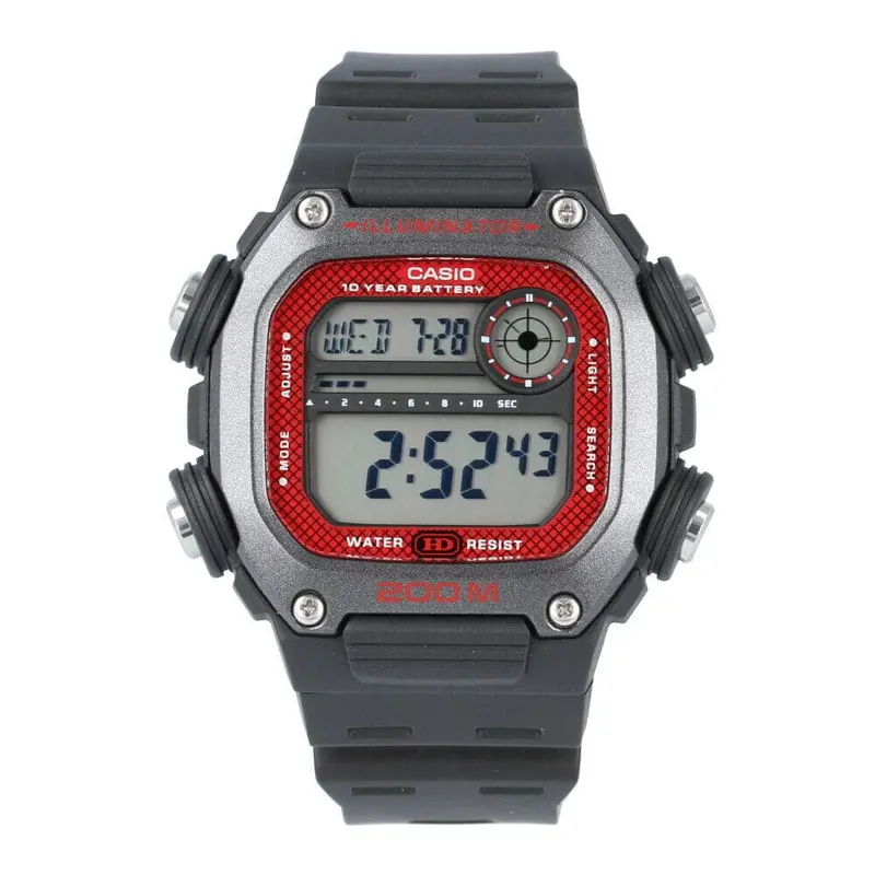 Casio General Digital Black Resin Strap Men Watch Dw-291H-1Bvdf-P 1