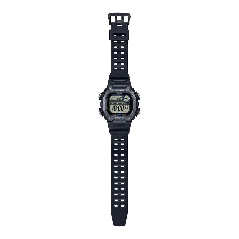 Casio General Digital Black Resin Strap Men Watch Dw-291Hx-1Avdf 2