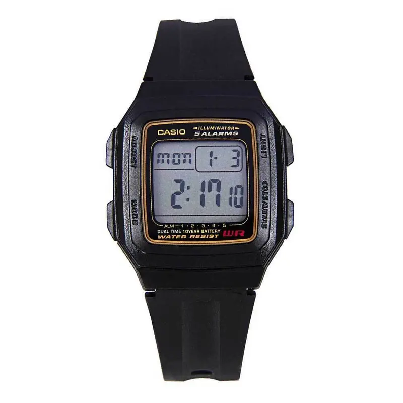 Casio General Digital Black Resin Strap Men Watch F-201Wa-9Adf-P 1