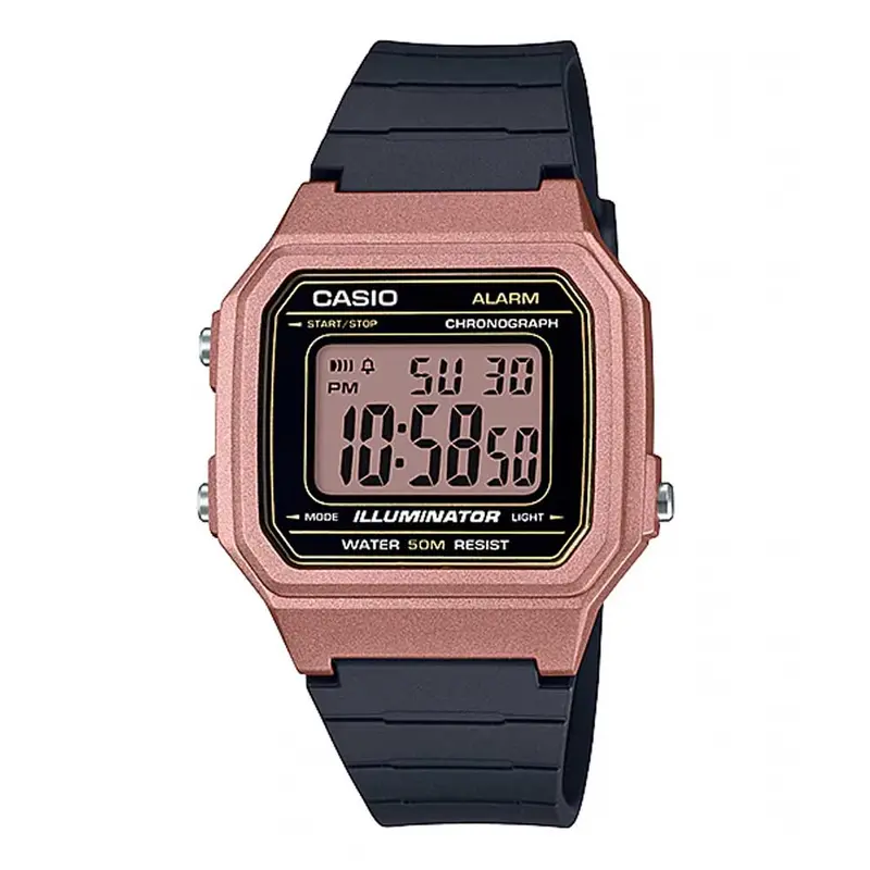Casio General Digital Black Resin Strap Men Watch W-217Hm-5Avdf-P 1