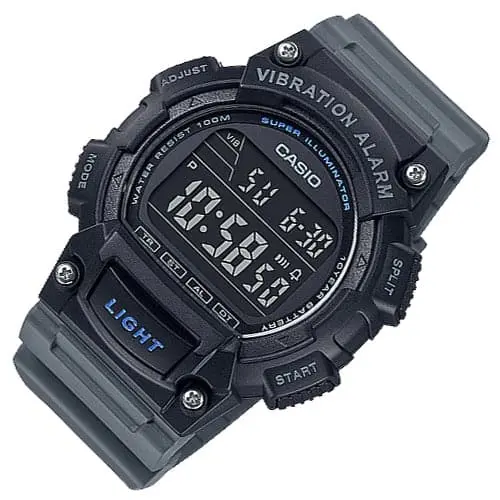 Casio General Digital Black Resin Strap Men Watch W-736H-8Bvdf-P 2