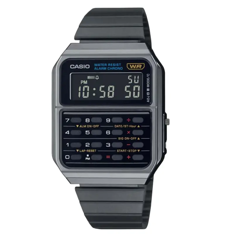 Casio General Digital Black Resin Strap Unisex Watch Ca-500Wegg-1Bdf-P 1