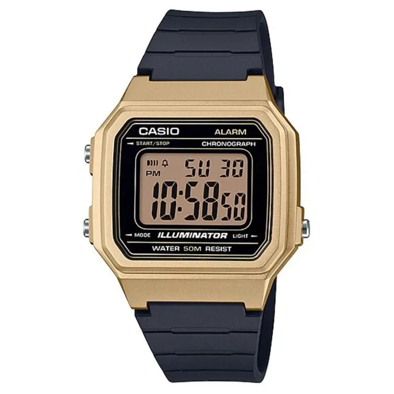 Casio General Digital Black Resin Strap Unisex Watch W-217Hm-9Avdf-P 1