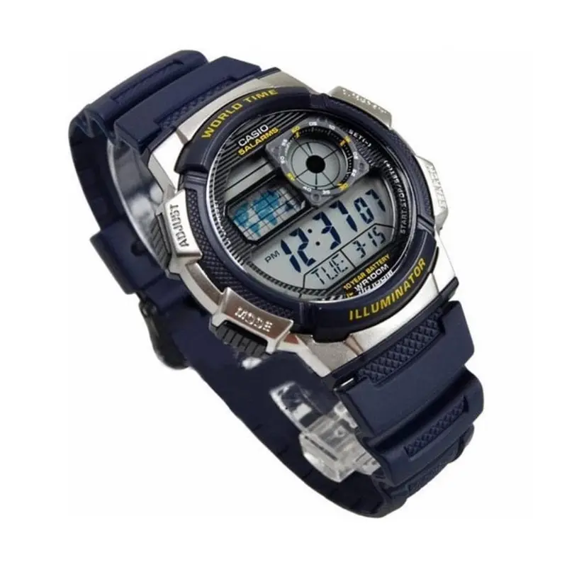 Casio General Digital Blue Resin Strap Men Watch Ae-1000W-2Avdf-P 2